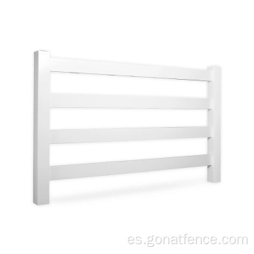 Durables 4 Vinyl Ranch Rail Rail Horse Fence